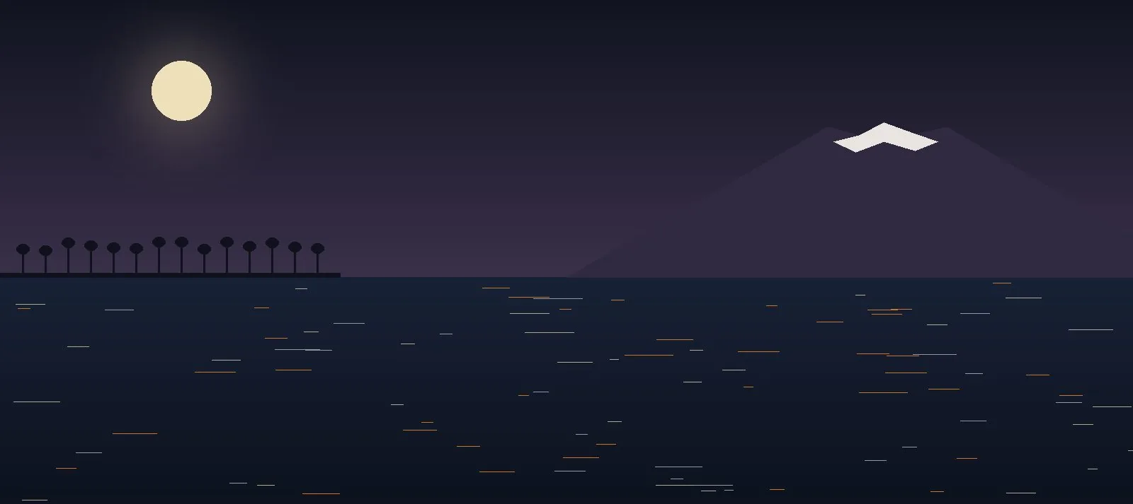 沼津港與駿河灣的插畫