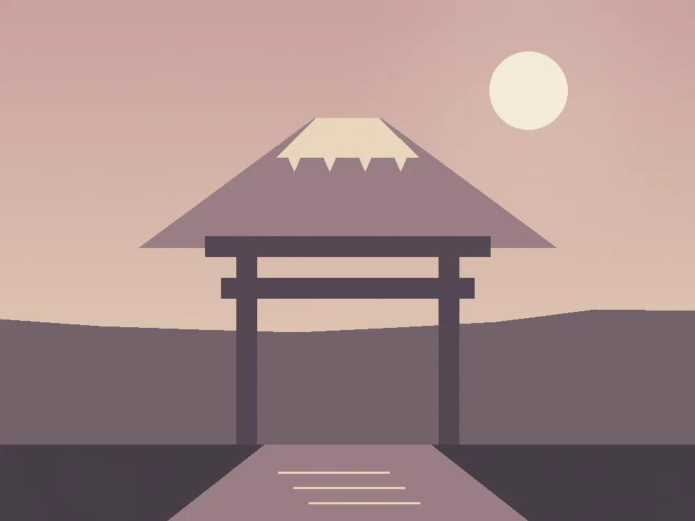 三島散策（三嶋大社・源兵衛川）的插畫
